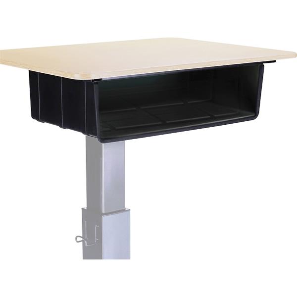 Lorell Sit-To-Stand School Desk Large Book Box